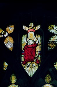 Christus zeigt die fünf Wunden (britisch, 15. Jahrhundert) von Unbekannt Unbekannt