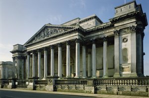 Außenansicht des Fitzwilliam Museums, Universität Cambridge von Unbekannt Unbekannt