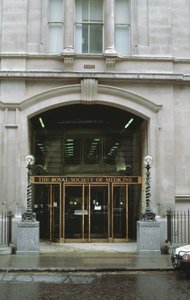 Außenansicht der Royal Society of Medicine, Wimpole St, London W1