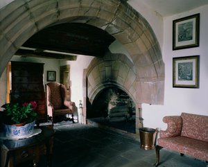 Innenraum von Lindisfarne, Holy Island, entworfen von Sir Edwin Lutyens von Unbekannt Unbekannt
