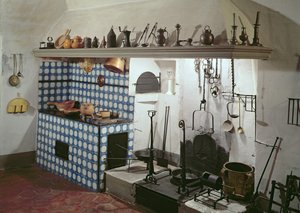 Innenansicht der Küche des Hotel de Cabris, 1774