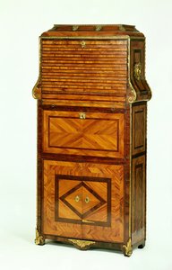 Louis XV furnierter Sekretär Cartonnier, um 1740 von Unbekannt Unbekannt