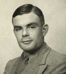 Porträt von Alan Mathison Turing von Unbekannt Unbekannt