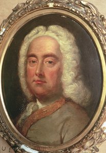 Porträt von Georg Friedrich Händel (1685-1759) von Unbekannt Unbekannt