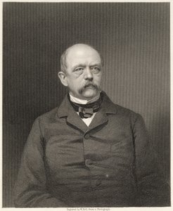 Porträt von Otto von Bismarck (1815-98), graviert von William Holl (1807-71) nach einem Foto, veröffentlicht von William Mackenzie