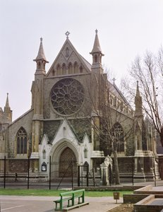 R.C. Kirche St. Annes, Limehouse, entworfen von Gilbert Blount, 1855 und 1894 von Unbekannt Unbekannt