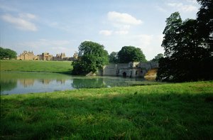 Blick vom See, Blenheim Palace, Oxfordshire
