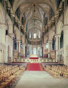 Ansicht des Chors, Kathedrale von Canterbury, gebaut 1098-1130