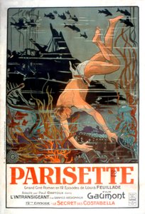 Filmplakat Parisette von Louis Feuillade 1921 (Stummfilm) von Unbekannt