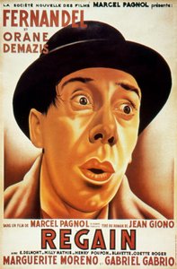 Filmplakat Récolte von Marcel Pagnol mit Fernandel 1937 (nach Jean Giono)