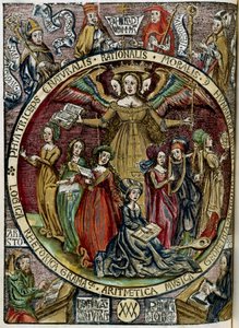 Allegorie der Philosophie, der Künste und der Wissenschaften von Unbekannt
