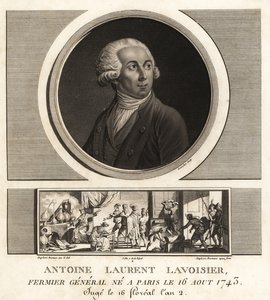 Antoine Laurent Lavoisier, französischer Adliger und Chemiker von Unbekannt