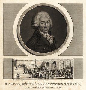 Armand Gensonne (1758-1793), französischer Politiker und Abgeordneter der Nationalversammlung von Unbekannt