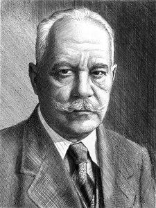 Arnold Sommerfeld, deutscher Physiker, ca. 1910-1920 von Unbekannt