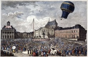 Aufstieg des Heißluftballons "Martial"