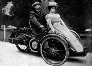 Automobil von Léon Bollé von Unbekannter Künstler