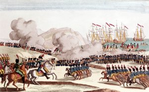 Schlacht von Corunna, 16. Januar von Unbekannter Künstler