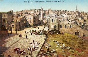 Bethlehem, frühe 1900er Jahre (Postkarte)