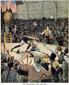 Boxer Jack Johnson gewinnt den Weltmeistertitel