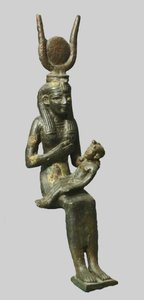 Bronzestatue der ägyptischen Göttin