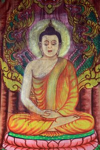 Buddha-Donnerstag. Wat Simuong. Wat Si Muang. Vientiane, Laos von Unbekannt