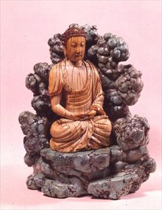 Buddha auf einem Thron aus Türkis-Matrix, Ming-Dynastie von Unbekannt