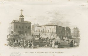 Burslem - Rathaus und Markthaus von Unbekannt