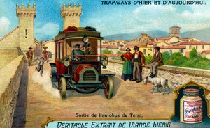 Bus verlässt Terni