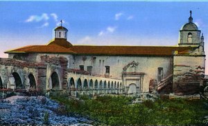 Kalifornien: Bögen der San Luis Rey Mission von Unbekannter Künstler