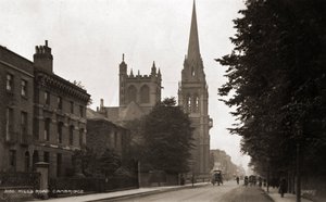 Cambridge - Hills Road Anfang der 1900er Jahre (Postkarte)