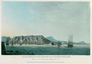 Cap Brun mit der Saint André Schlucht, Toulon (Frankreich). Lithographie von Knight von Unbekannter Künstler