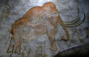 Höhlenmalereien in der Höhle von Altamira (Foto)