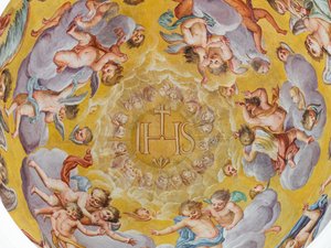 Deckenfresko, Mausoleum der Habsburger, Graz, Steiermark, Österreich, Europa (Foto) von Unbekannter Künstler