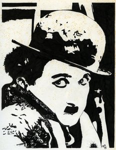 Charlie Chaplin von Unbekannter Künstler