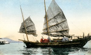 Chinesisches Dschunkenschiff