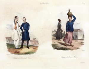 Chinesische Händler und malaiische Frau, Ambon