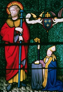 Christus mit einem knienden Bischof