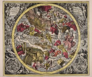 Coeli stellati christiani haemisphaerium prius von Unbekannter Künstler