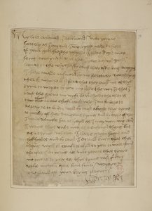 Brief von Heinrich VIII. an Thomas Wolsey, Juni 1518