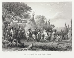 Hundetanz der Dahcotas [sic], Nordamerika