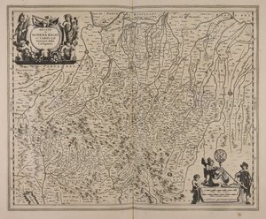 Herzogtum Modena Regio und Carpi mit dem Gebiet der Carfagnana von Unbekannter Künstler