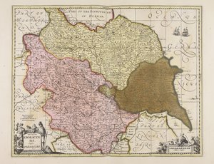 Ducatus Eboracensis englisch Yorkshire von Unbekannter Künstler