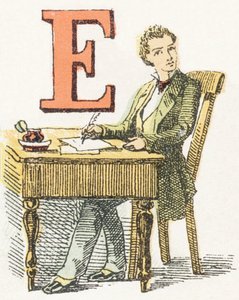 E - Schriftsteller - Kinderalphabet, Editions Gordinne 1920