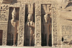 Ägypten. Nubische Denkmäler in Abu Simbel (UNESCO-Welterbeliste)