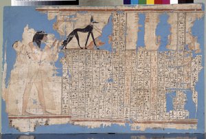 Ägypten: Papyrus der 19. Dynastie im Namen von Praemheb von Unbekannter Künstler