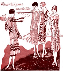 Mode: Tageskleider im Mai 1925 von Unbekannter Künstler