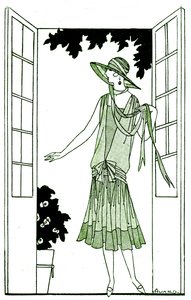 Mode: Kleid im Mai 1925