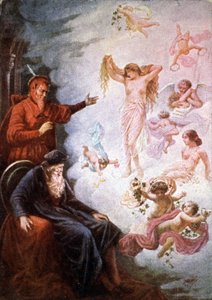 Faust und Mephistopheles, frühes 20. Jahrhundert von Unbekannter Künstler