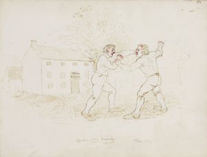 Kampf, Northumberland, ca. 1805-1820 von Unbekannt