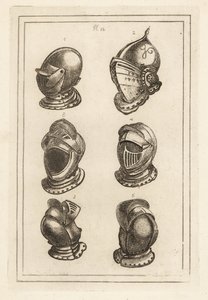 Flämische Helme aus der Waffenkammer in Breda